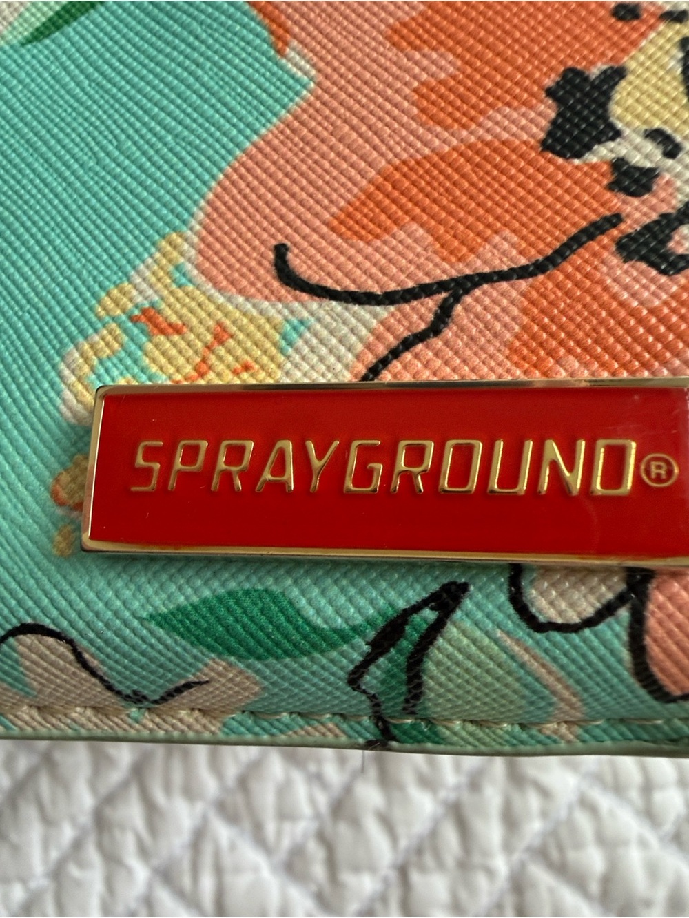 Sprayground Limited Ed Floral Shark Zip Cosmetic Travel Case Toiletry Multicolor - Picture 11 of 17